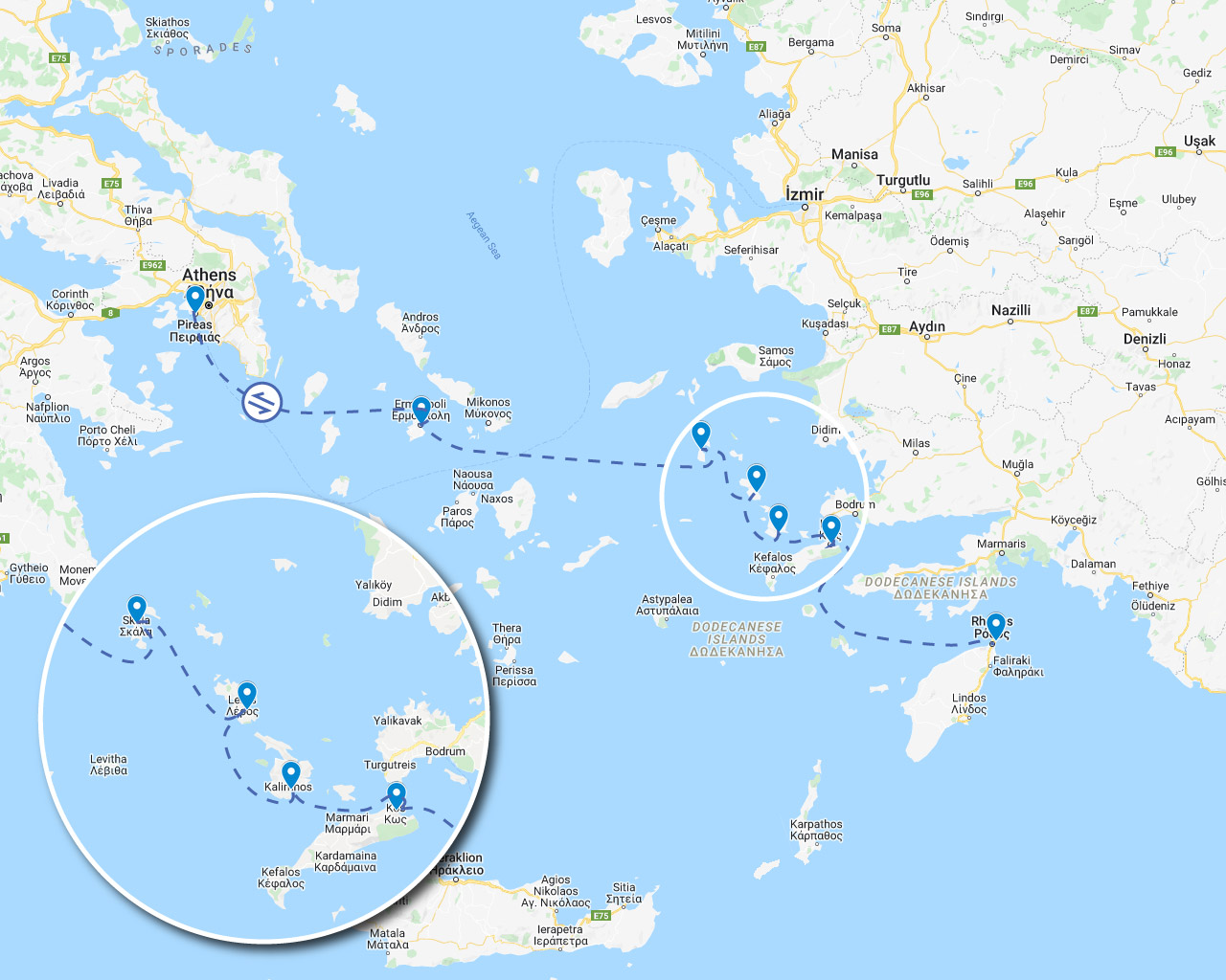 Ferry schedules within Greece Greek Travel Pages
